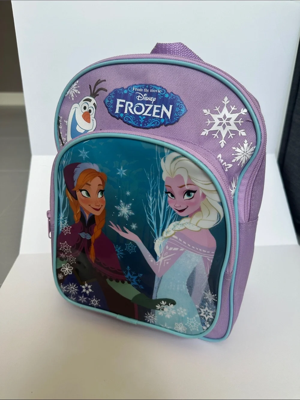 Disney Frozen Lavender Kids Backpack with Teal Trim
